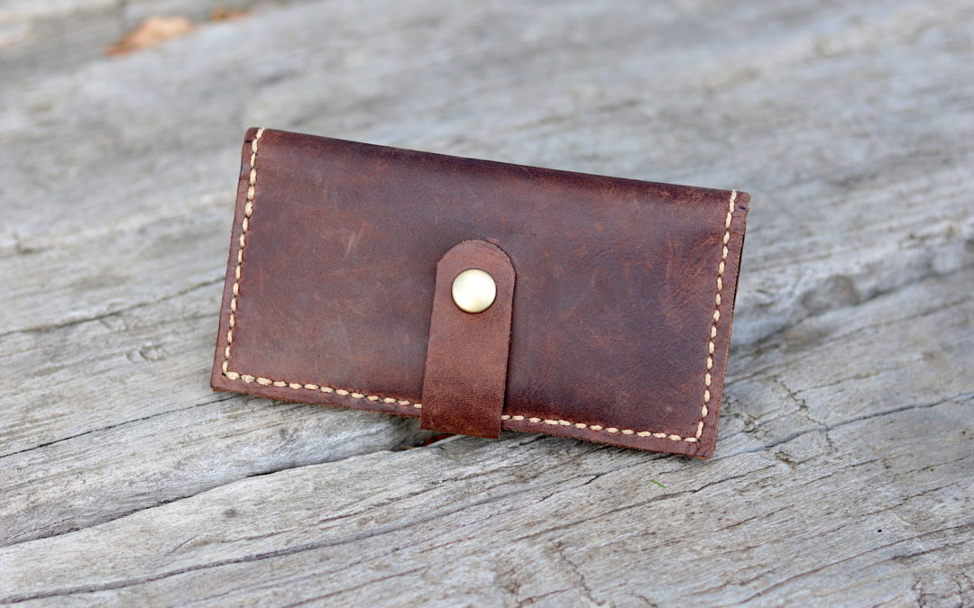 Long Wallet in Diesel Brown Leather