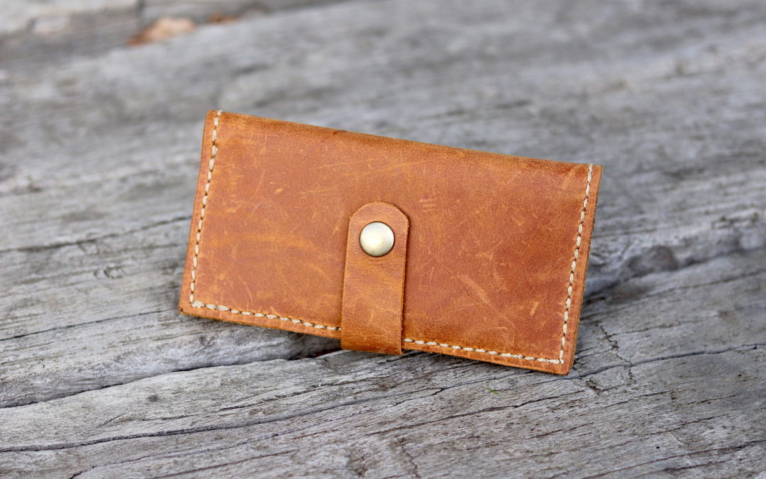 Long Leather Wallet – Tan