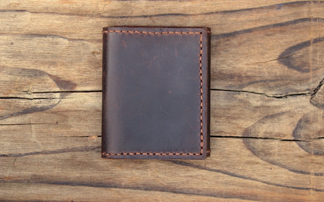 Trifold Wallet in Diesel Brown Leather