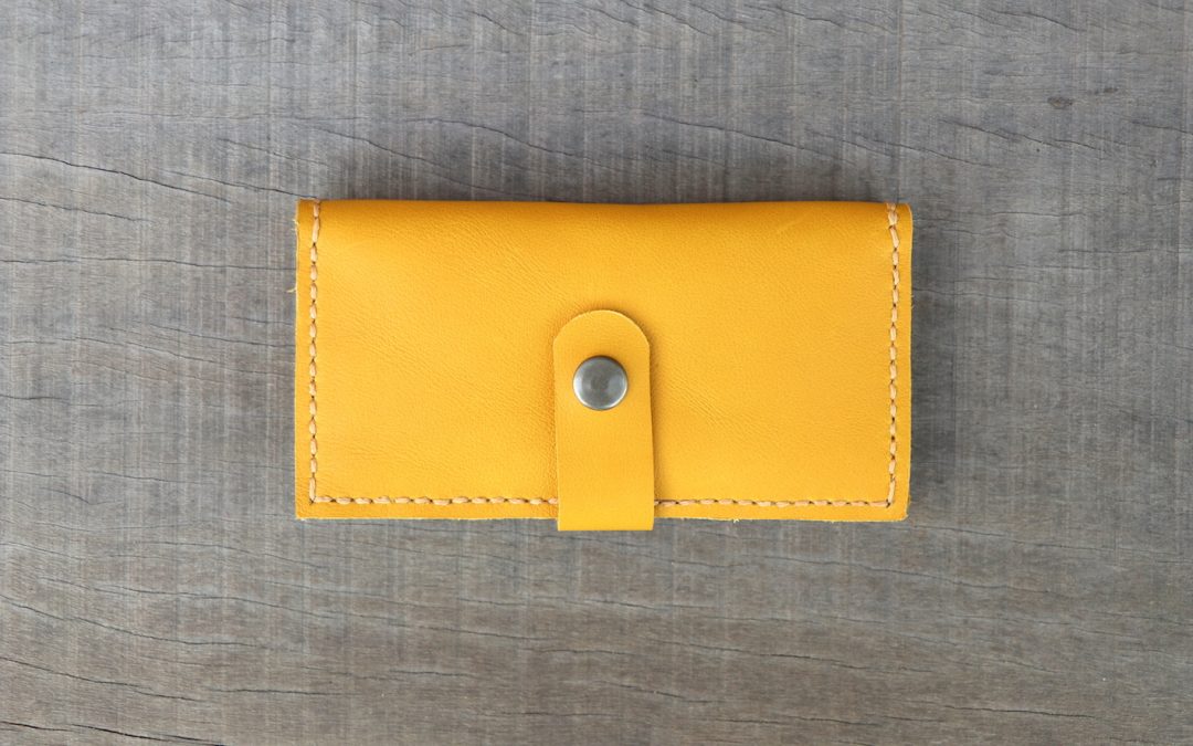 Long Wallet in Mustard Leather
