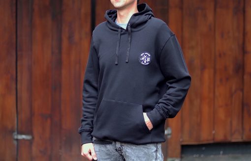 Men's Emblem Hoodie - Black