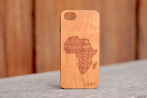 Wooden Phone Cover African Map iPhone 6/7/8/SE