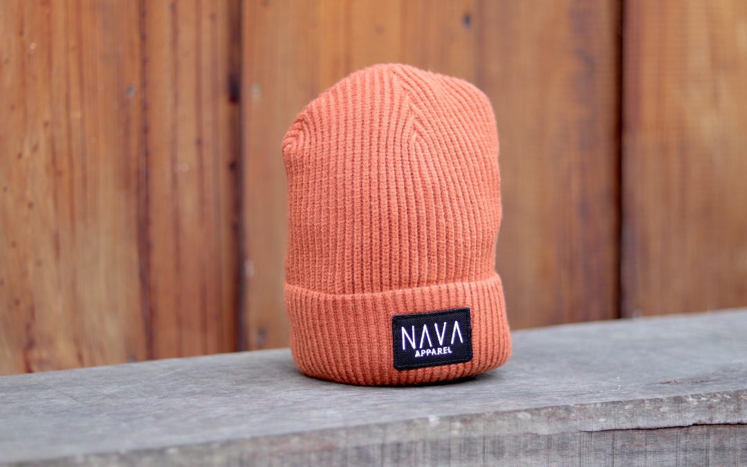 NAVA Apparel Cuffed Beanie – Rust Brown