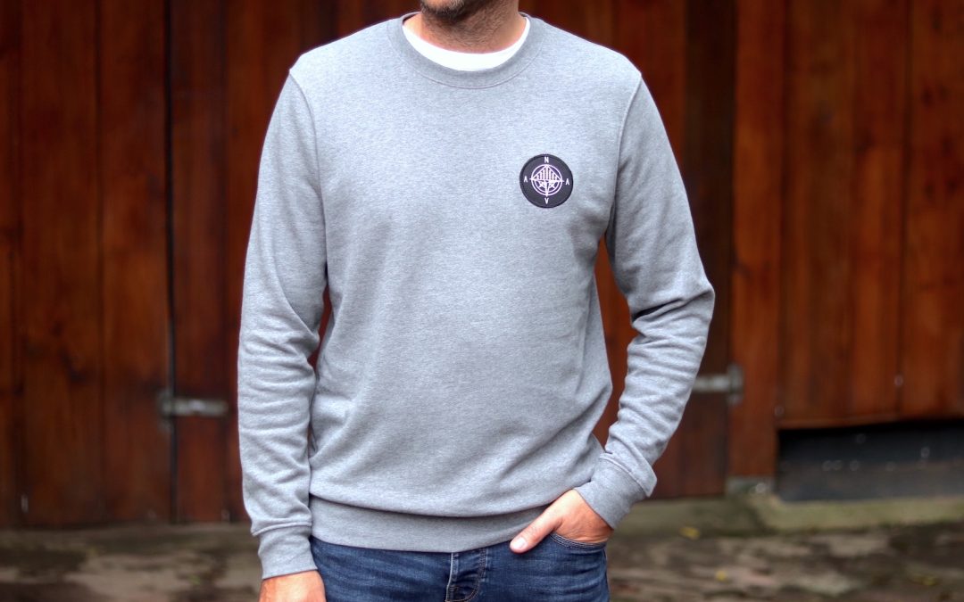 Men’s Compass Sweater – Grey