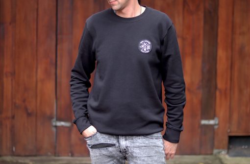 Men's Emblem Sweater - Black