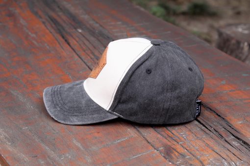 Washed Trucker Cap - Black - Image 9