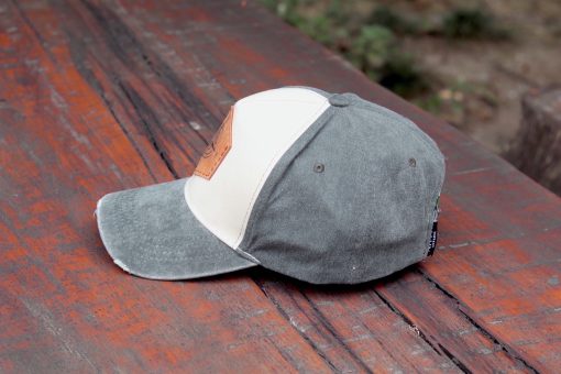 Washed Trucker Cap - Olive - Image 6