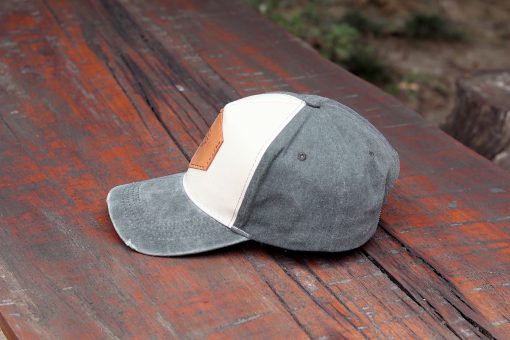 Washed Trucker Cap - Olive - Image 9