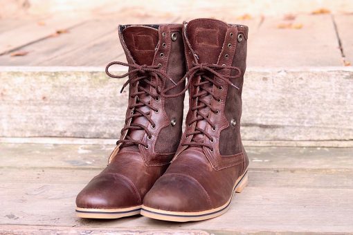 mens-warrior-boots-zulu-brown-leather-suede-tribal-fabric