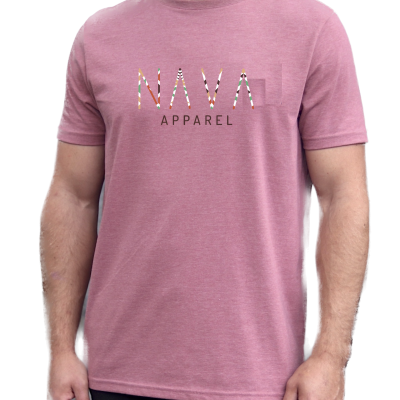 Men's Aztec Warrior T-Shirt - Mauve