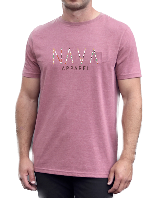 Men's Aztec Warrior T-Shirt - Mauve