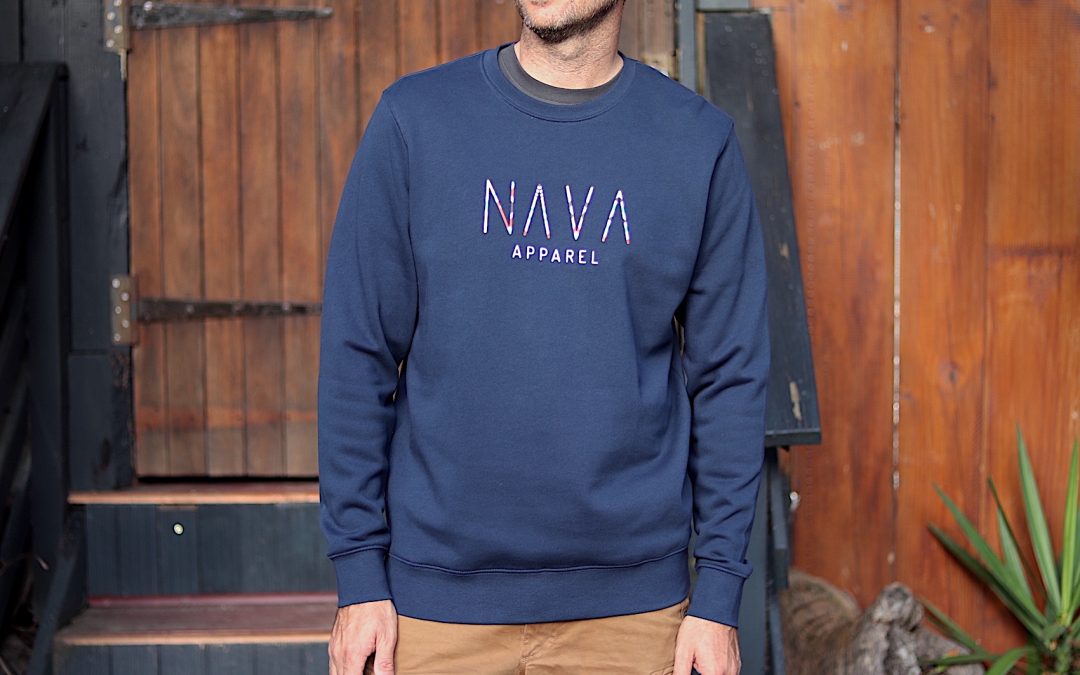 Men’s Aztec Warrior Sweater – Navy