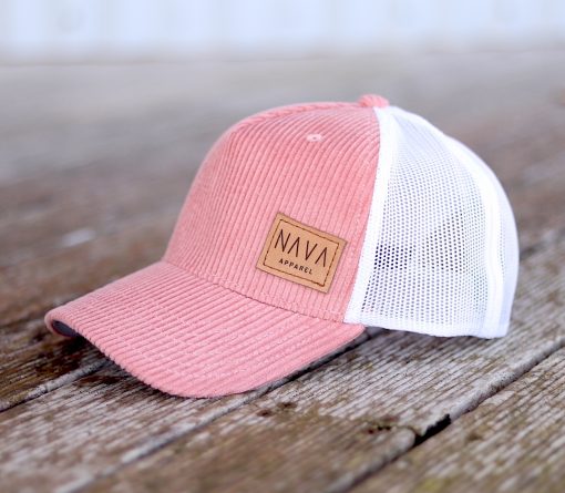 nava-apparel-pink-corduroy-trucker-cap