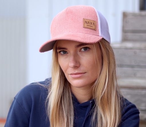 nava-apparel-pink-corduroy-trucker-cap