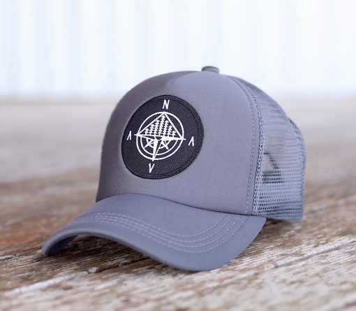 Trucker Cap Compass - Charcoal