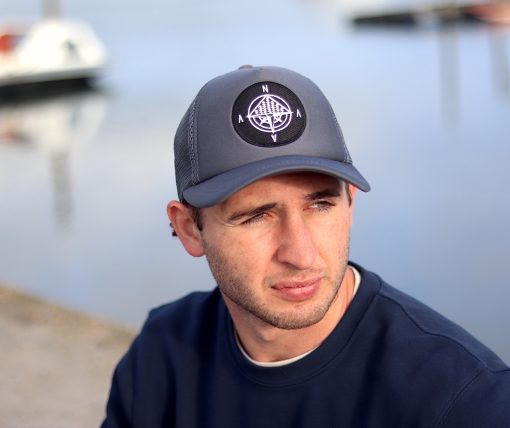 Trucker Cap Compass - Charcoal - Image 4