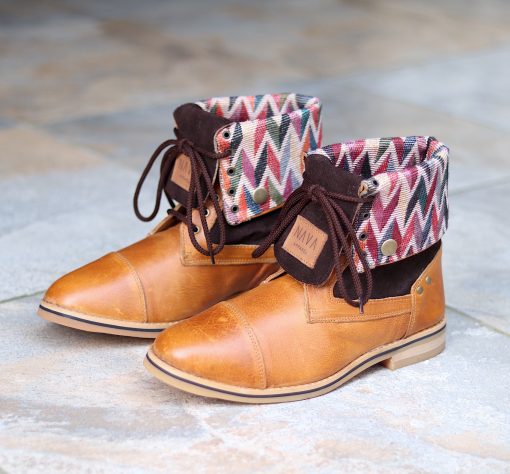 nava-apparel-womens-warrior-boots-tsonga-collection-tan-leather-suede-tribal-fabric