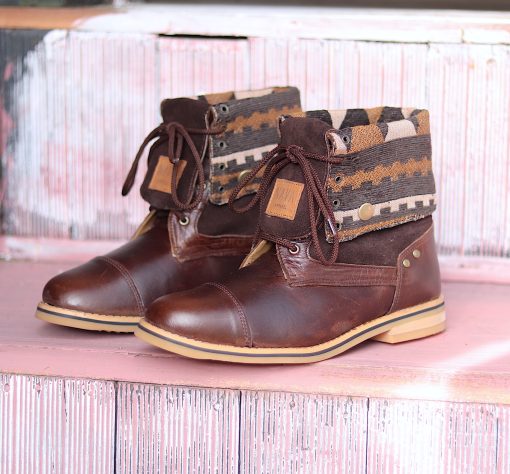 nava-apparel-womens-warrior-boots-zulu-collection-brown-leather-suede-tribal-fabric