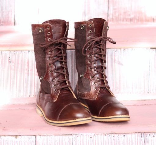 nava-apparel-womens-warrior-boots-zulu-collection-brown-leather-suede-tribal-fabric
