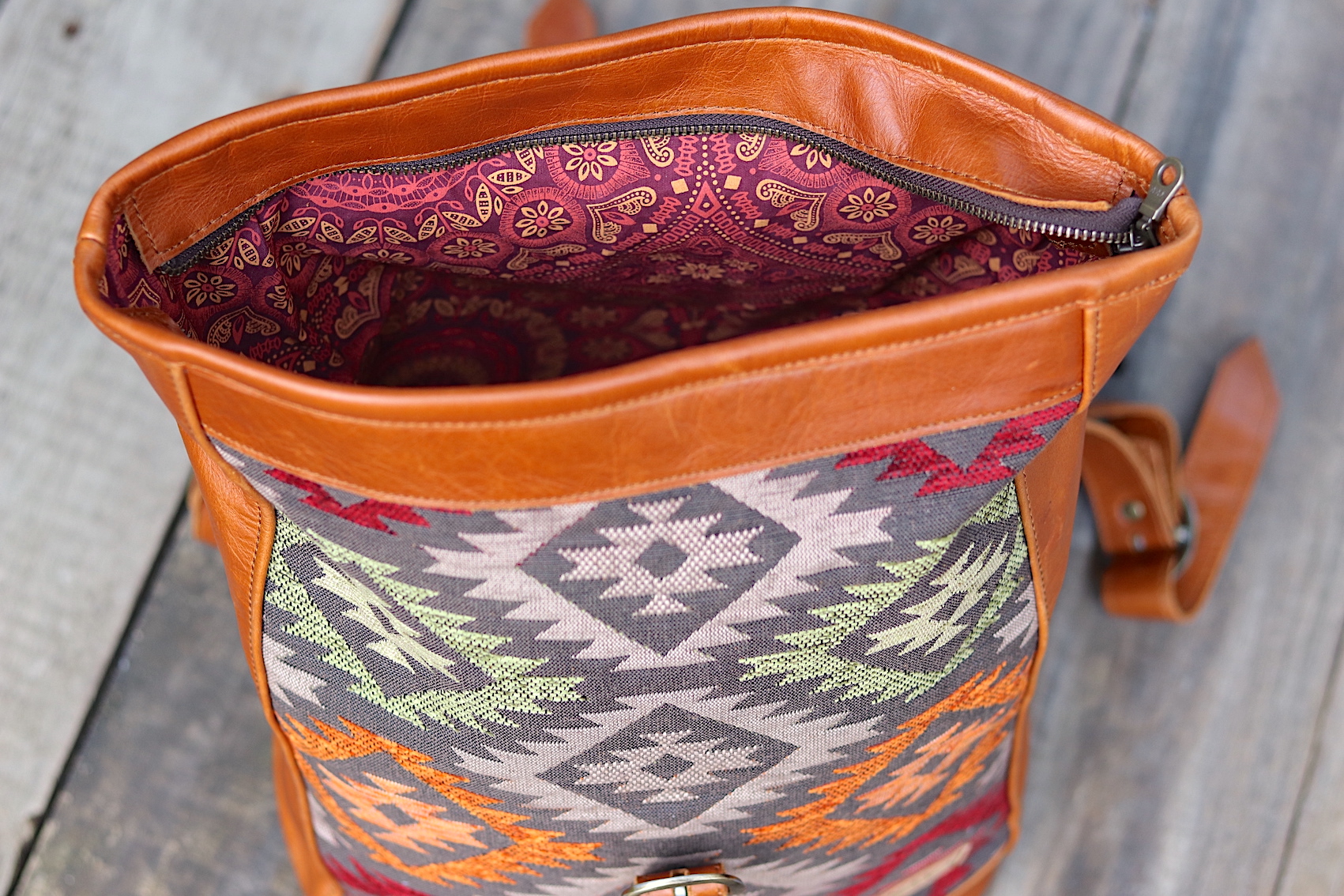 nava-apparel-backpack-xhosa-tan-leather-tribal-fabric