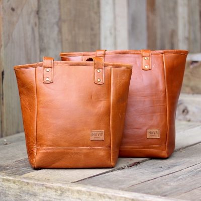 Handbag Leather - Tan