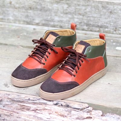 mens-sneaker-amber-olive-leather-brown-suede-high-top-shoes