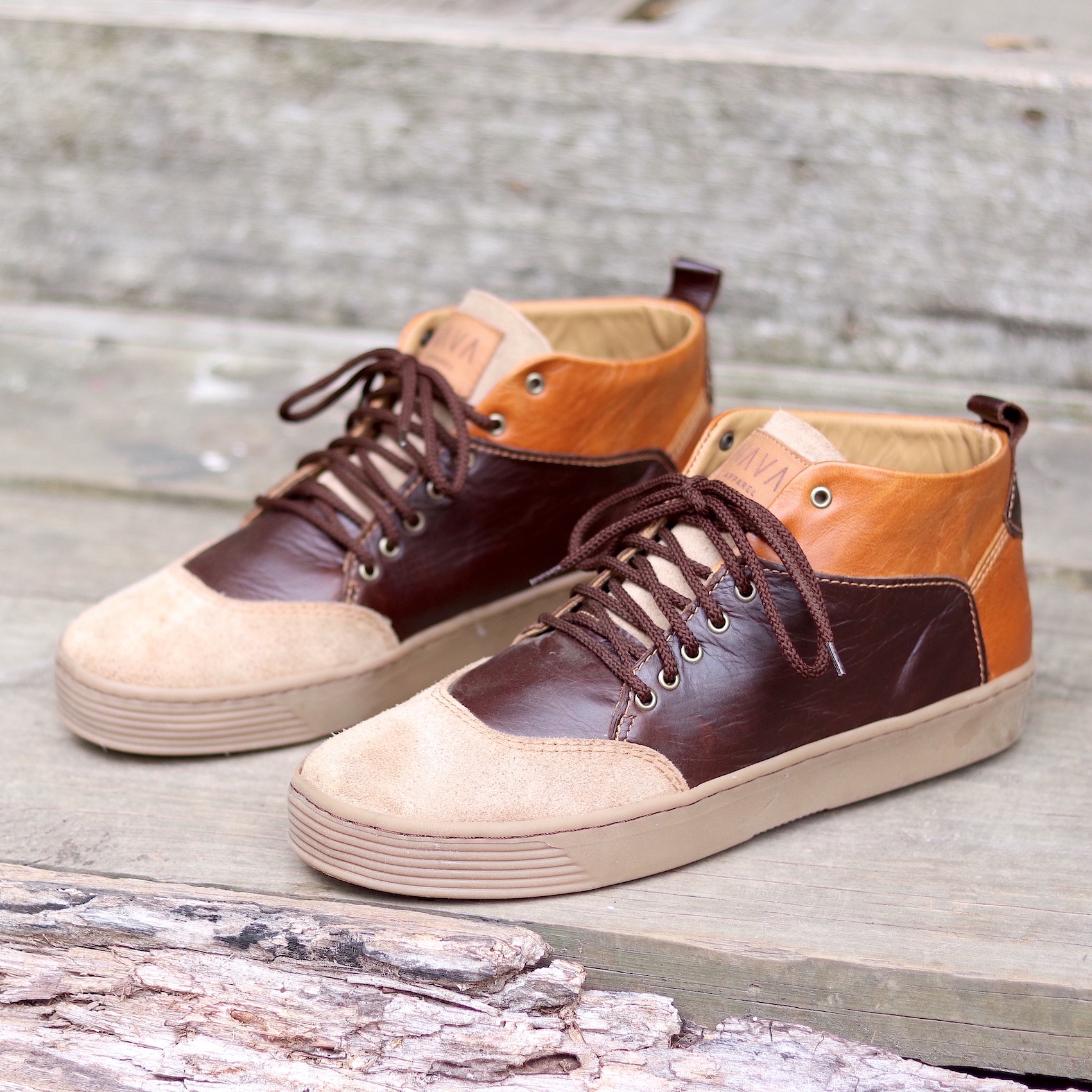 mens-sneaker-sand-suede-brown-tan-leather-high-top-shoes