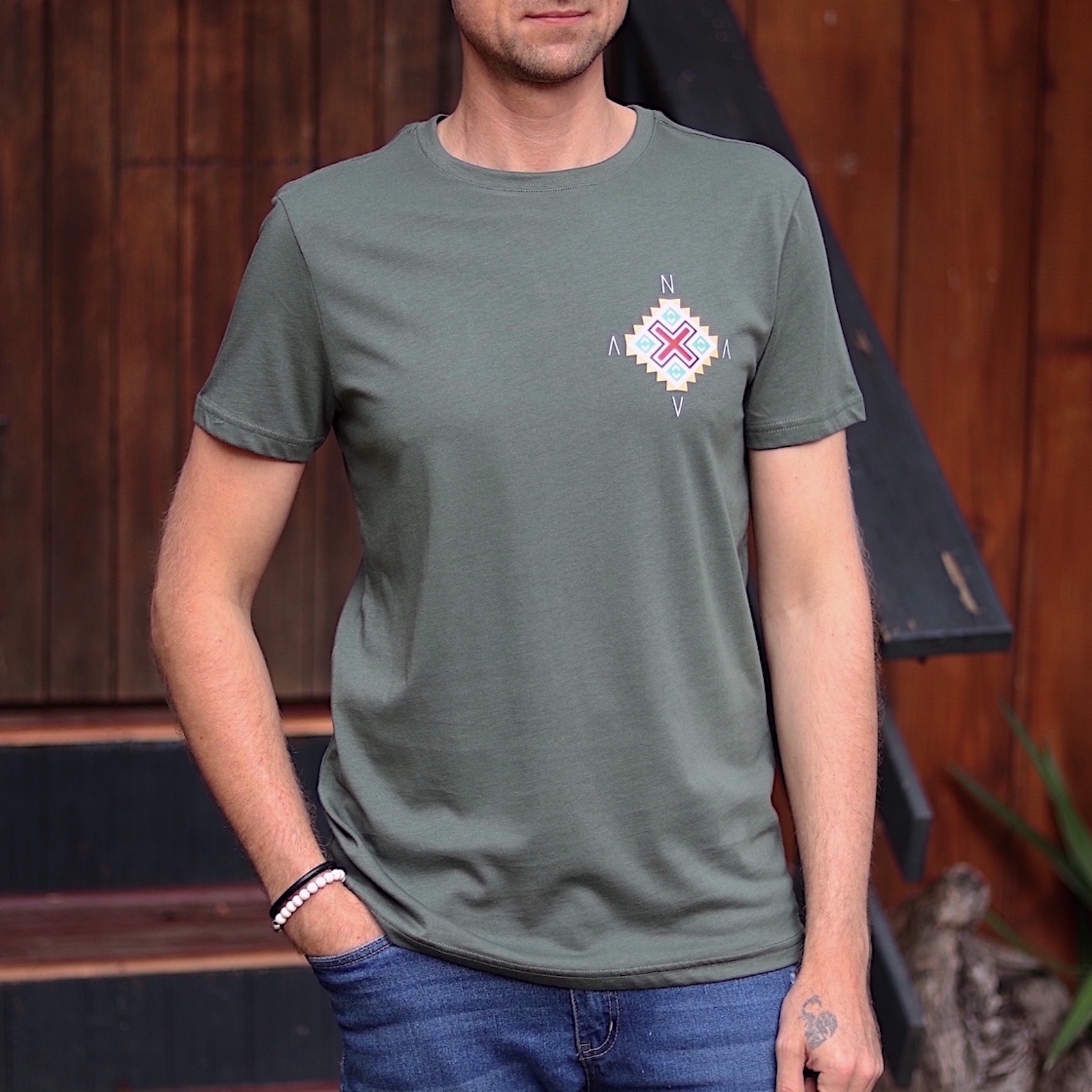 mens-xhosa-t-shirt-olive-cotton