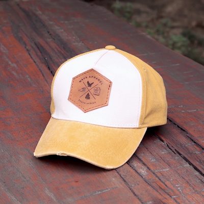 washed-trucker-cap-mustard-emblem
