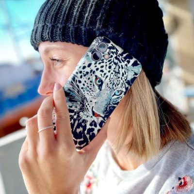 Silicone Phone Cover - Leopard